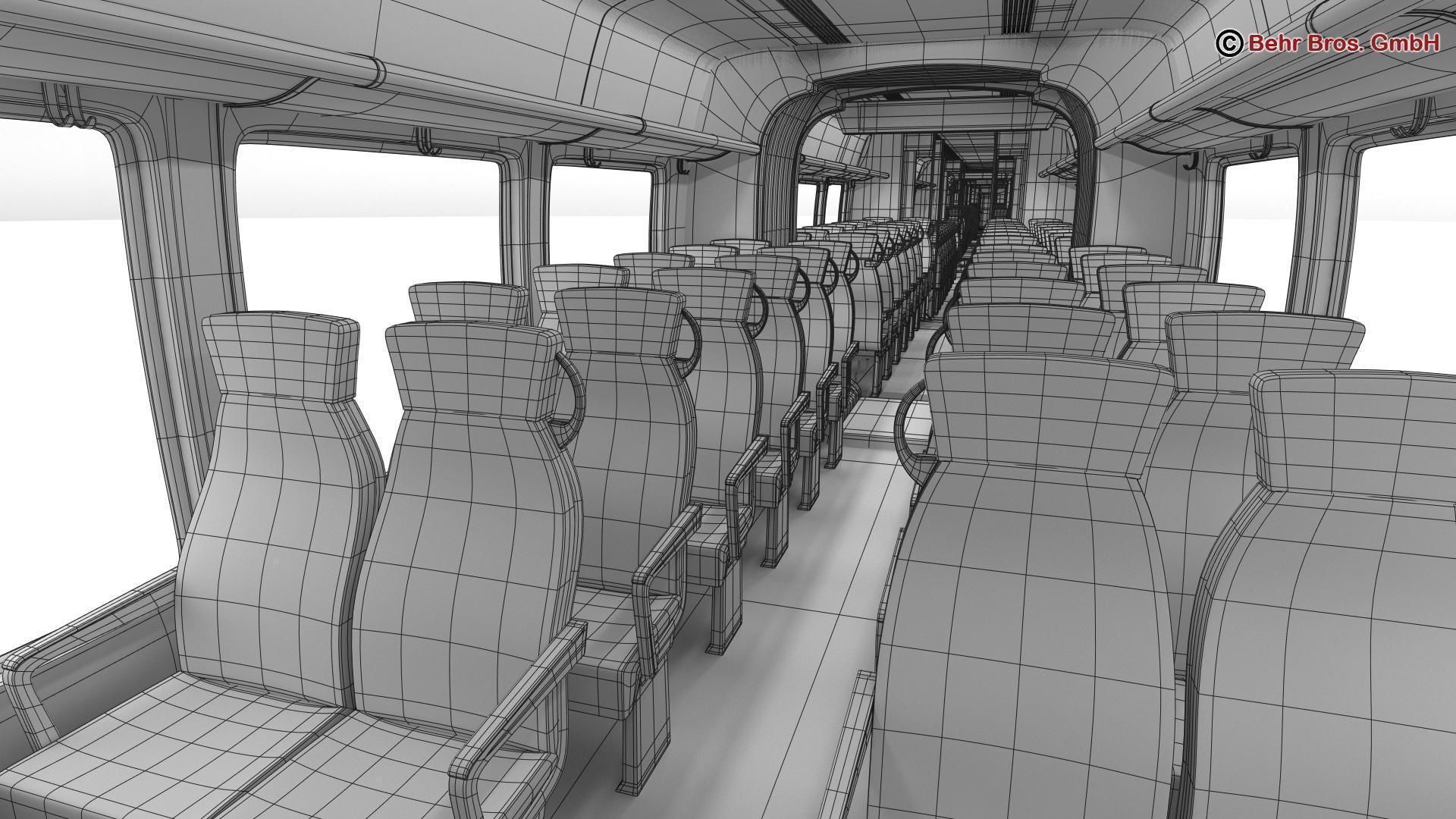 Commuter Train Generic  3D model_43