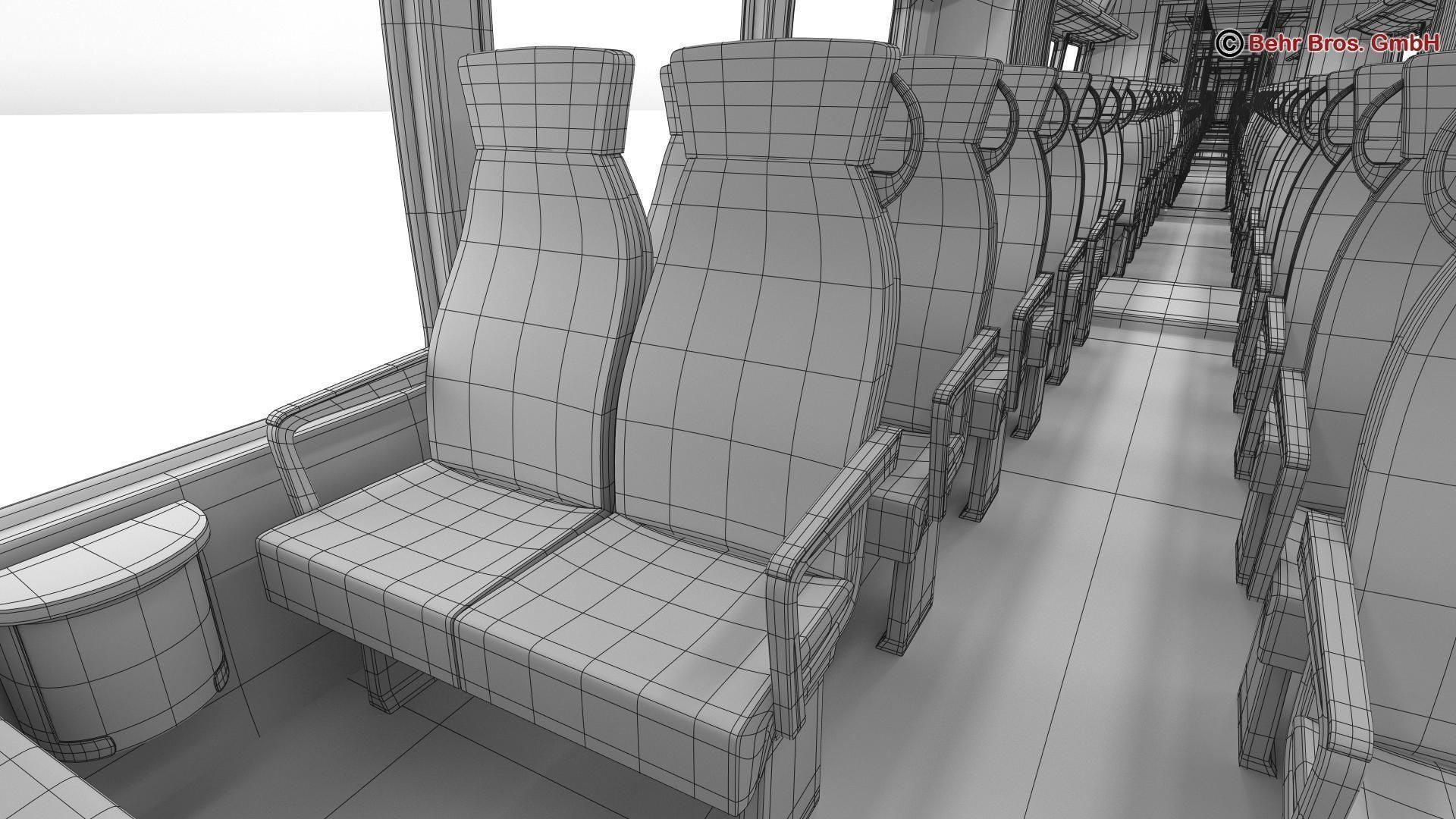 Commuter Train Generic  3D model_47