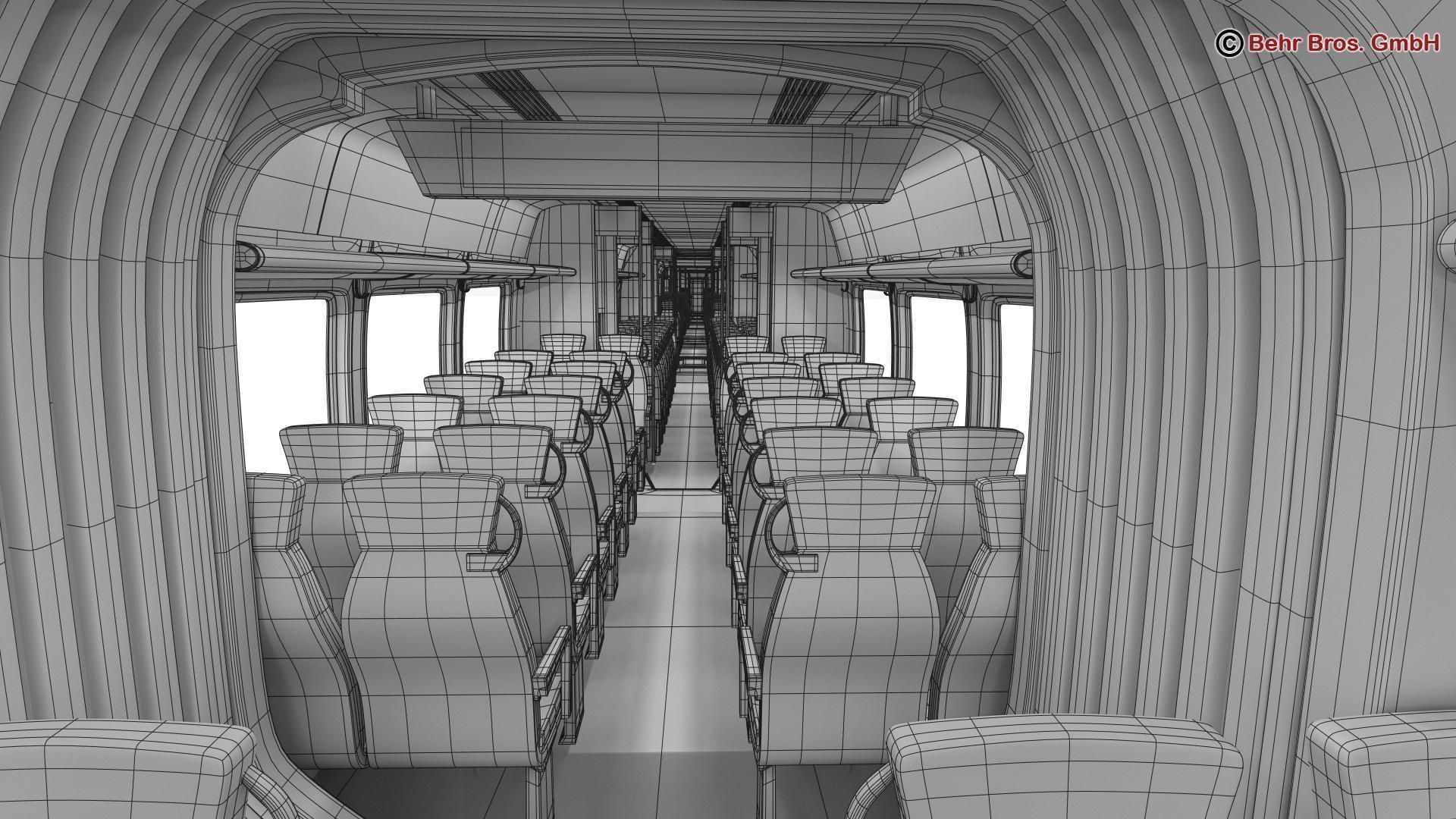 Commuter Train Generic  3D model_49