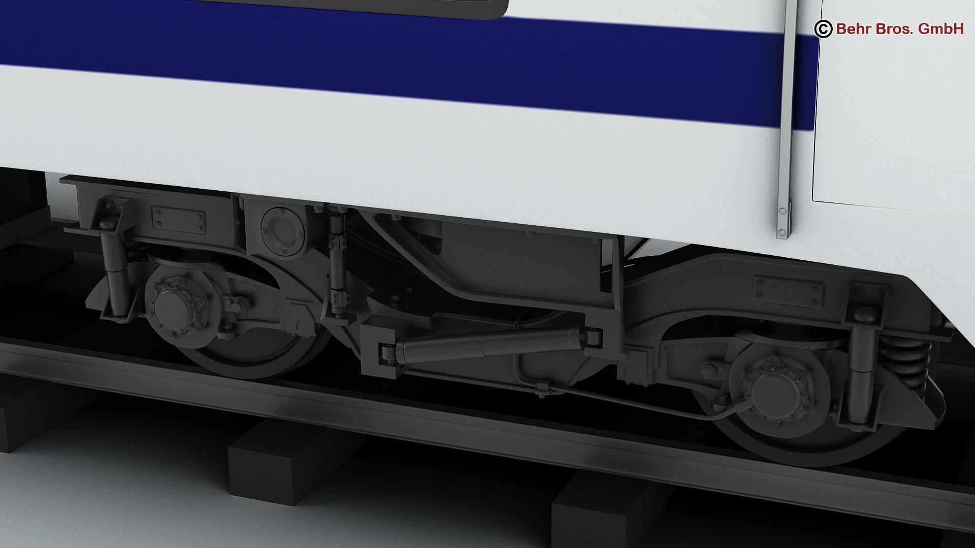 Commuter Train Generic  3D model_7