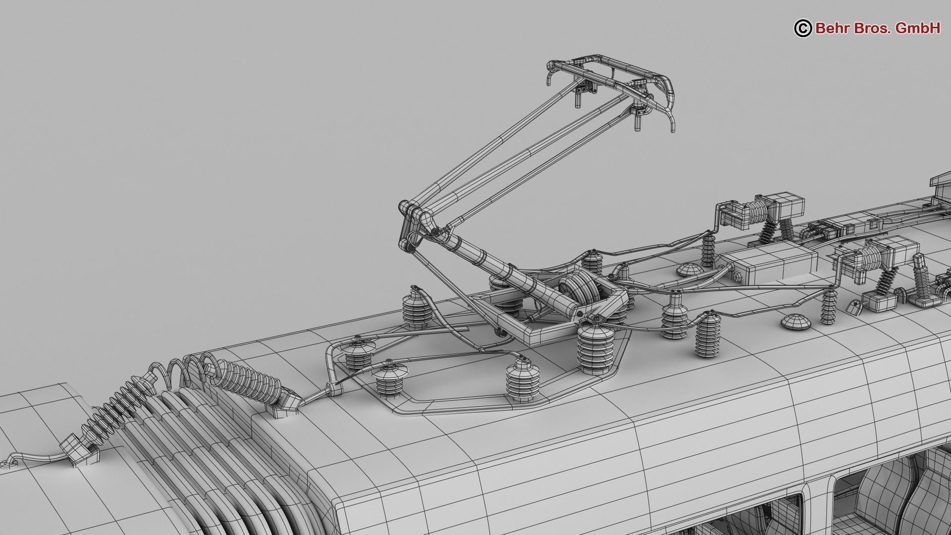 Commuter Train Generic  3D model_34