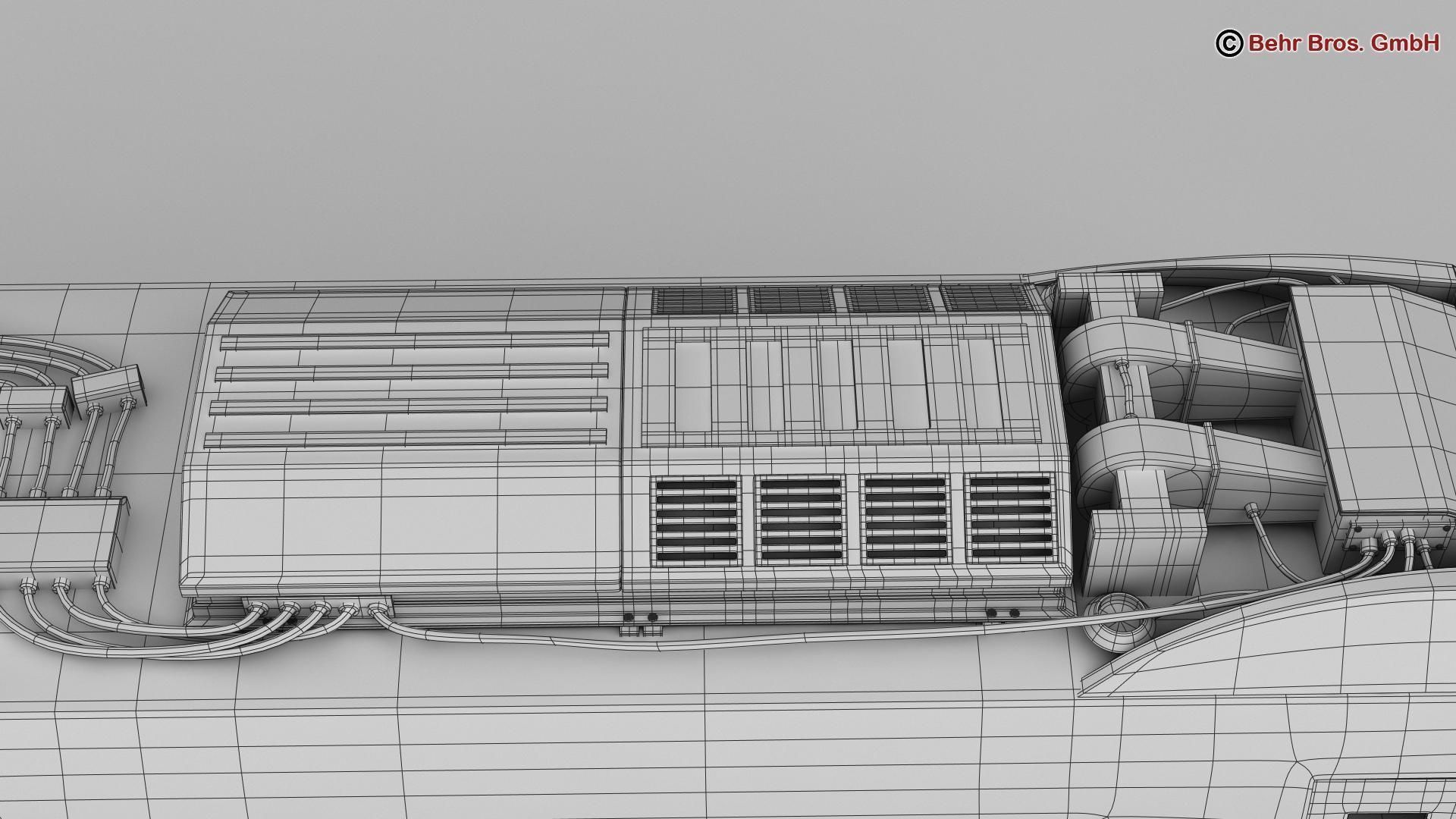 Commuter Train Generic  3D model_25