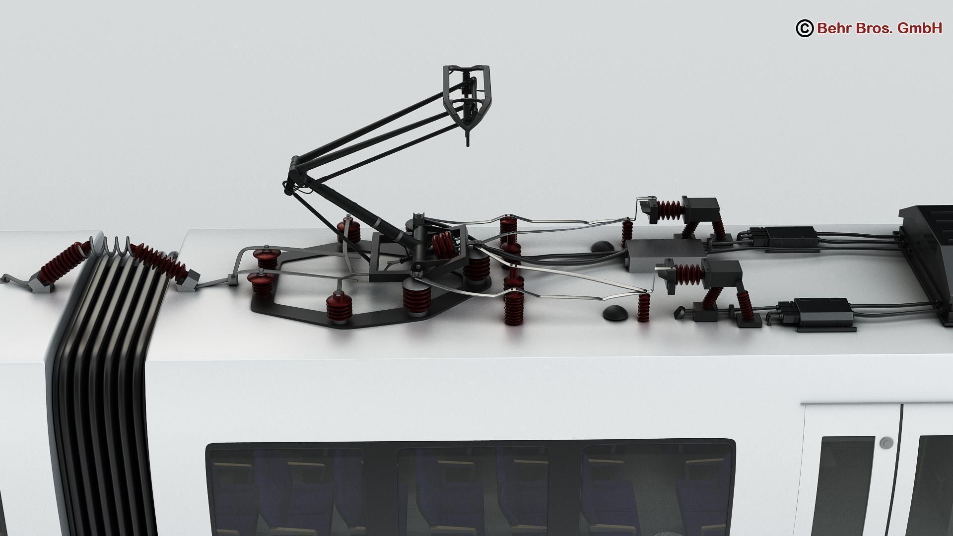 Commuter Train Generic  3D model_13