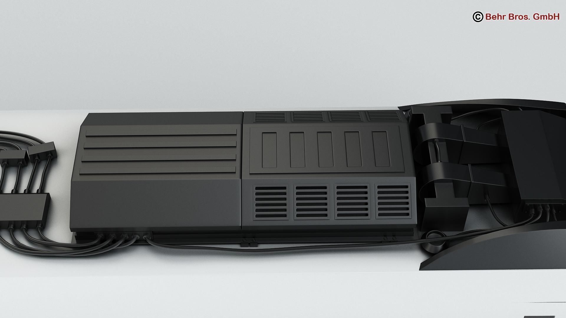 Commuter Train Generic  3D model_9