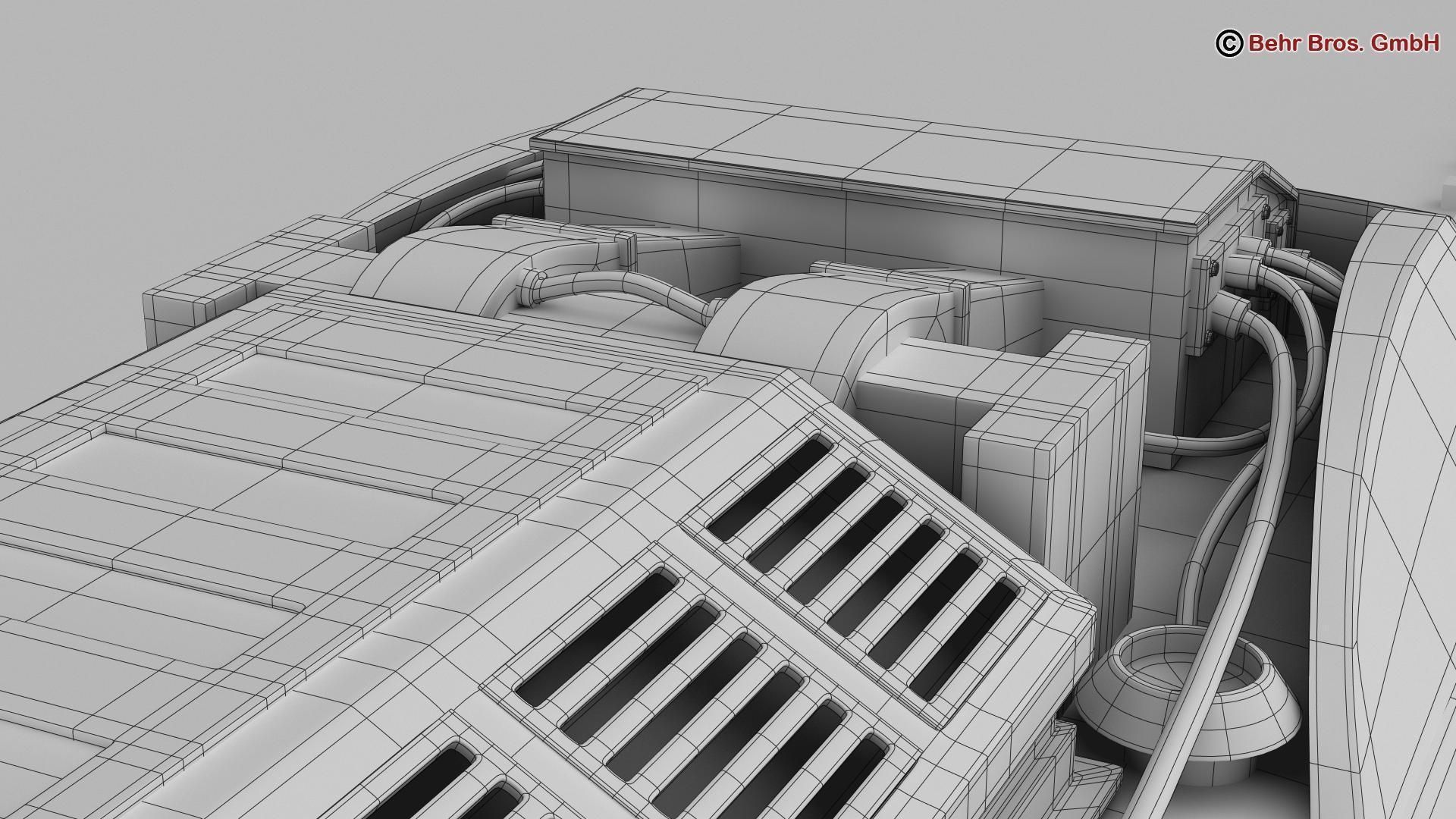 Commuter Train Generic  3D model_26