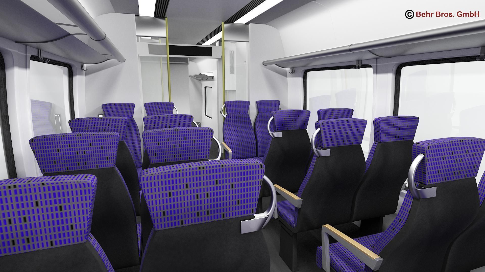 Commuter Train Generic  3D model_36