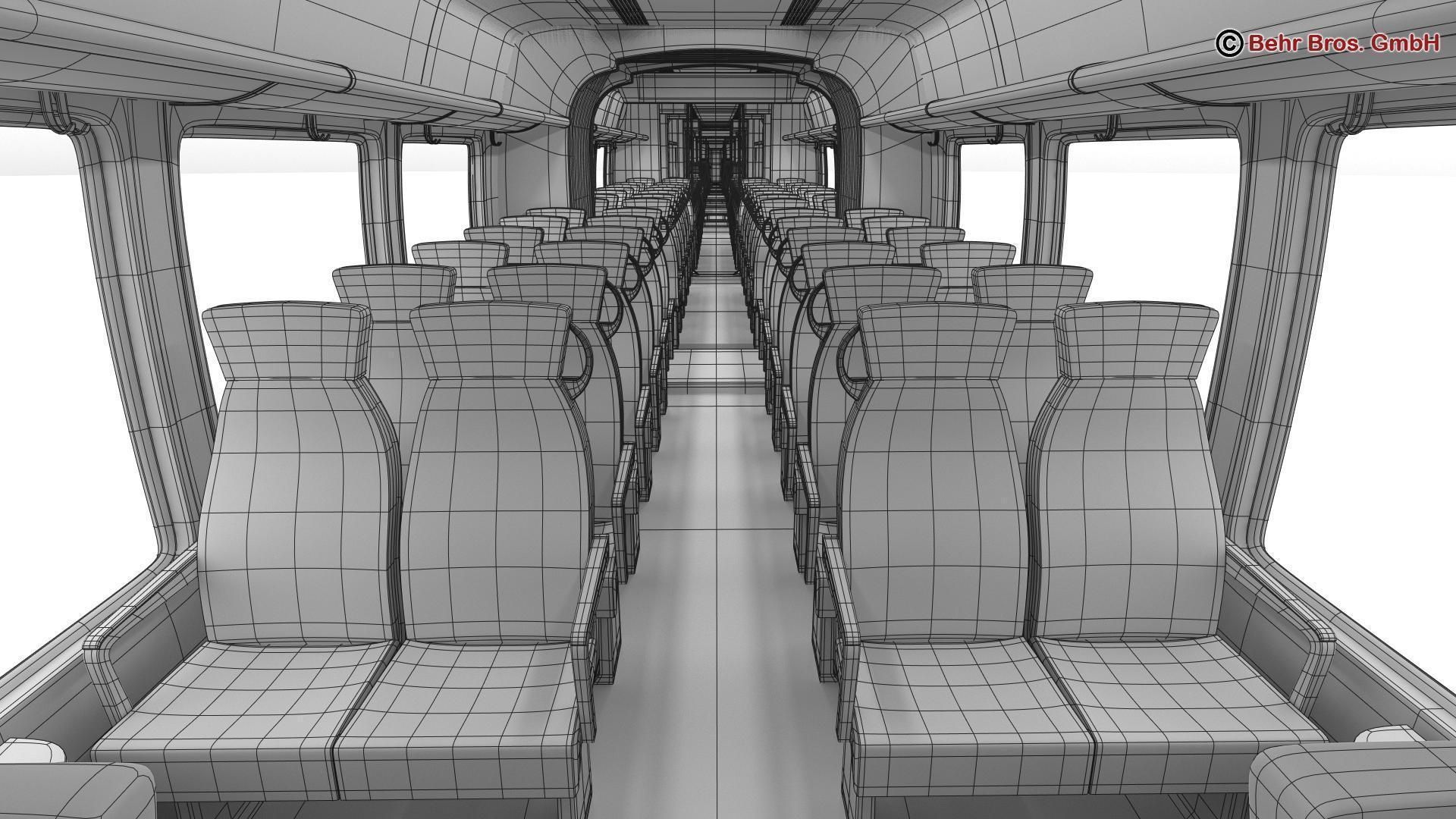 Commuter Train Generic  3D model_42