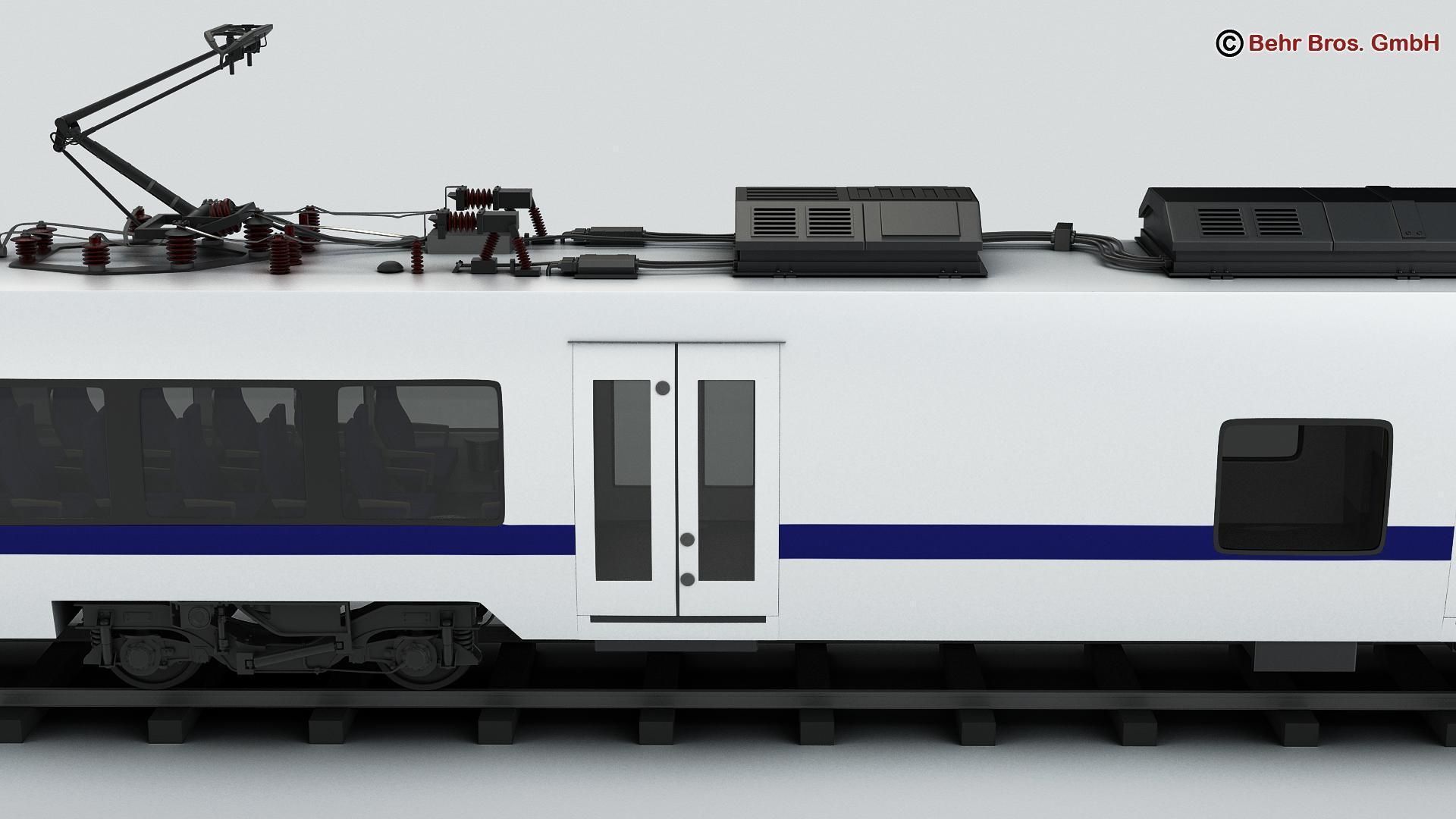 Commuter Train Generic  3D model_11