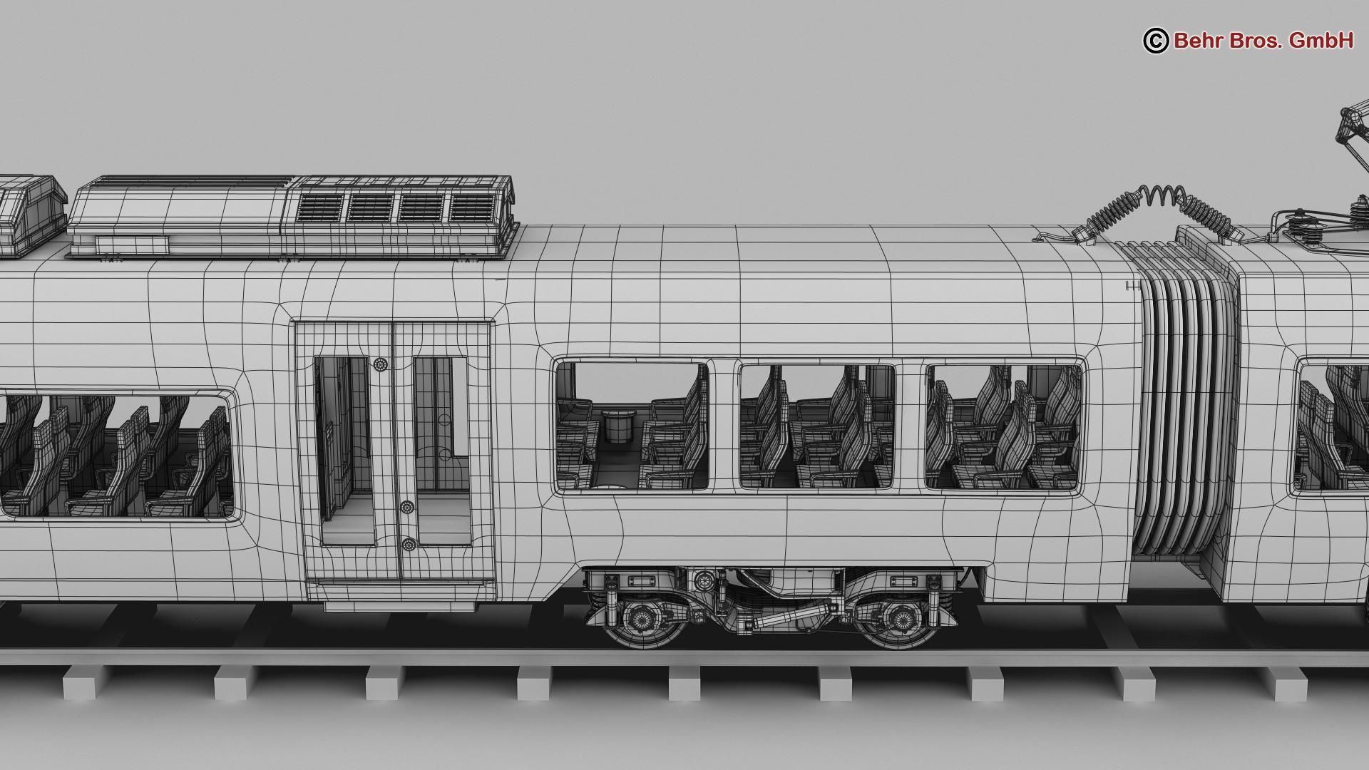 Commuter Train Generic  3D model_29
