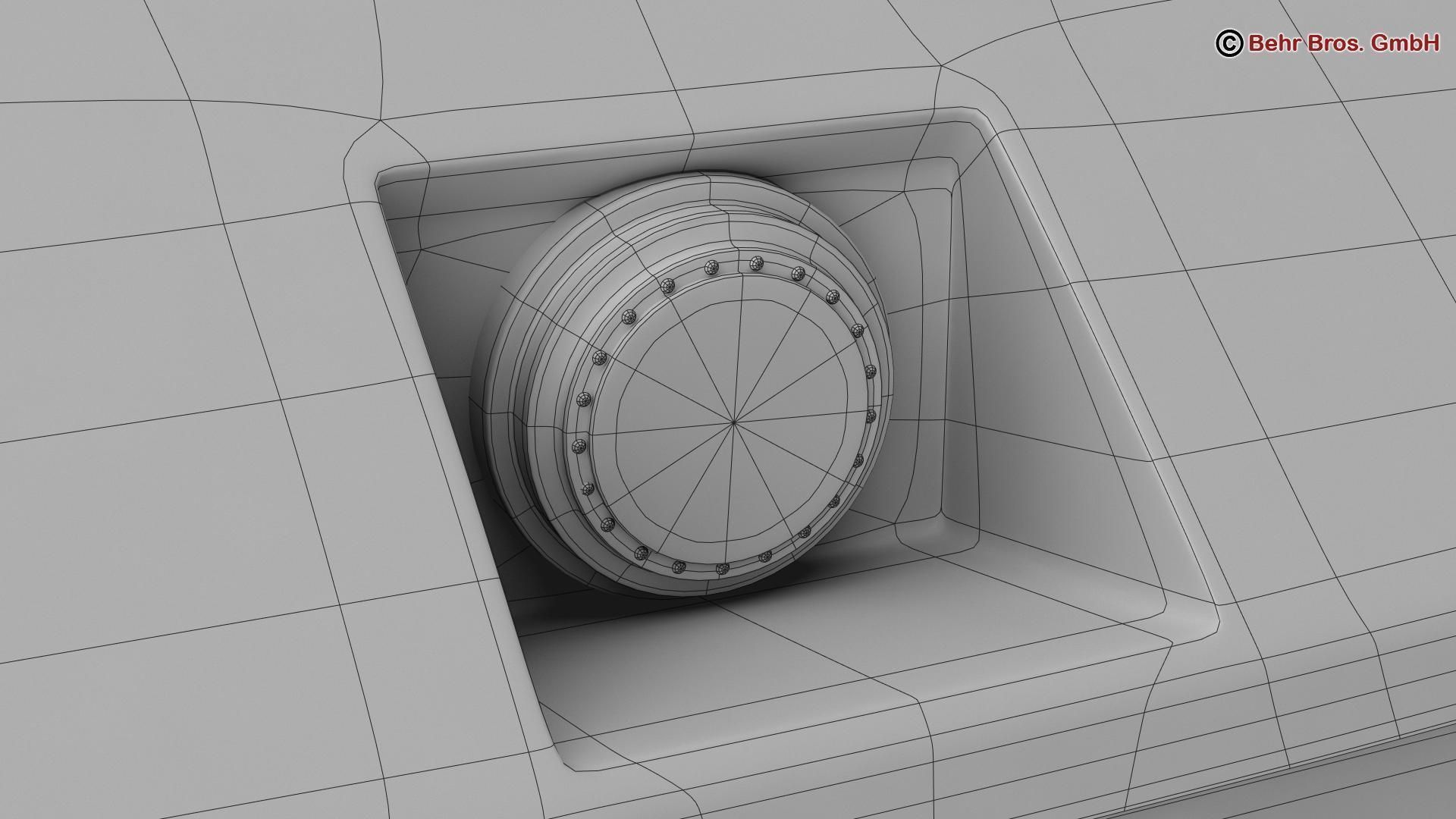 Commuter Train Generic  3D model_21