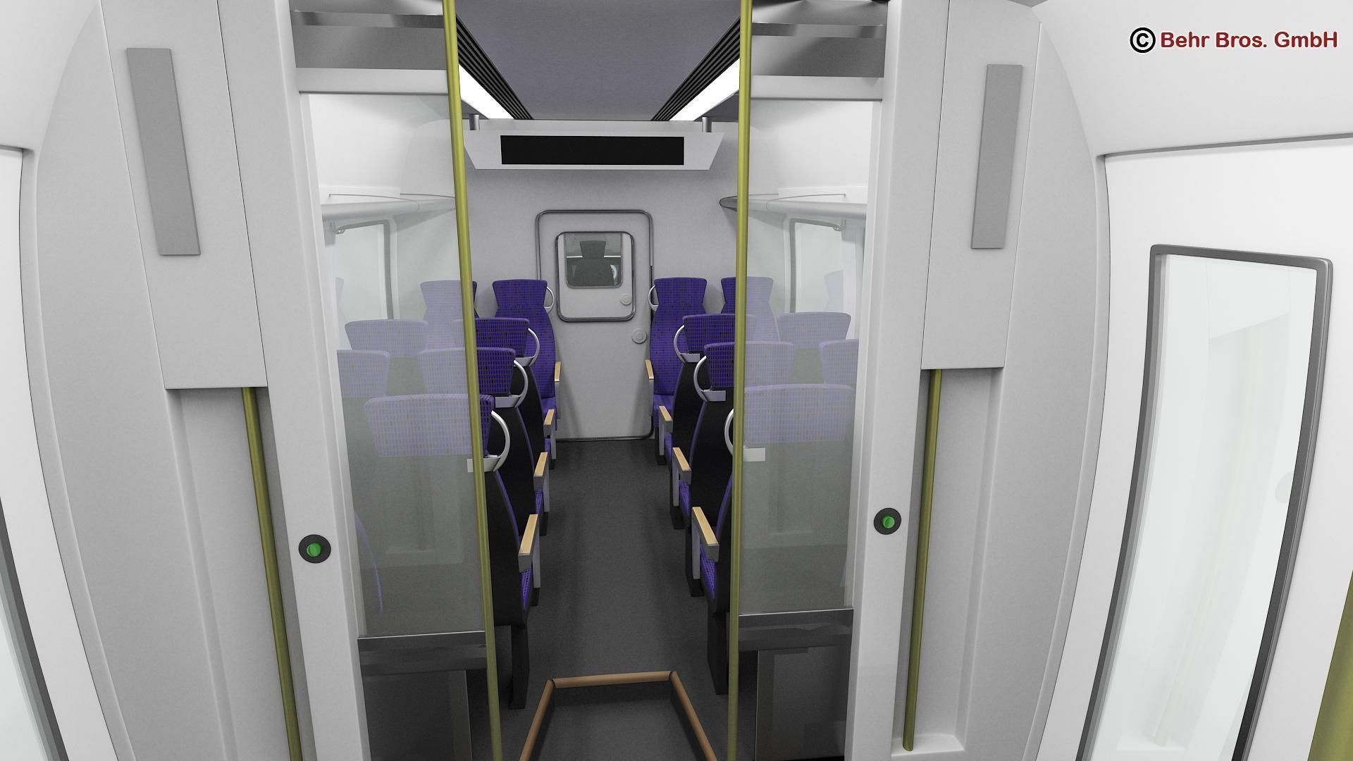 Commuter Train Generic  3D model_37