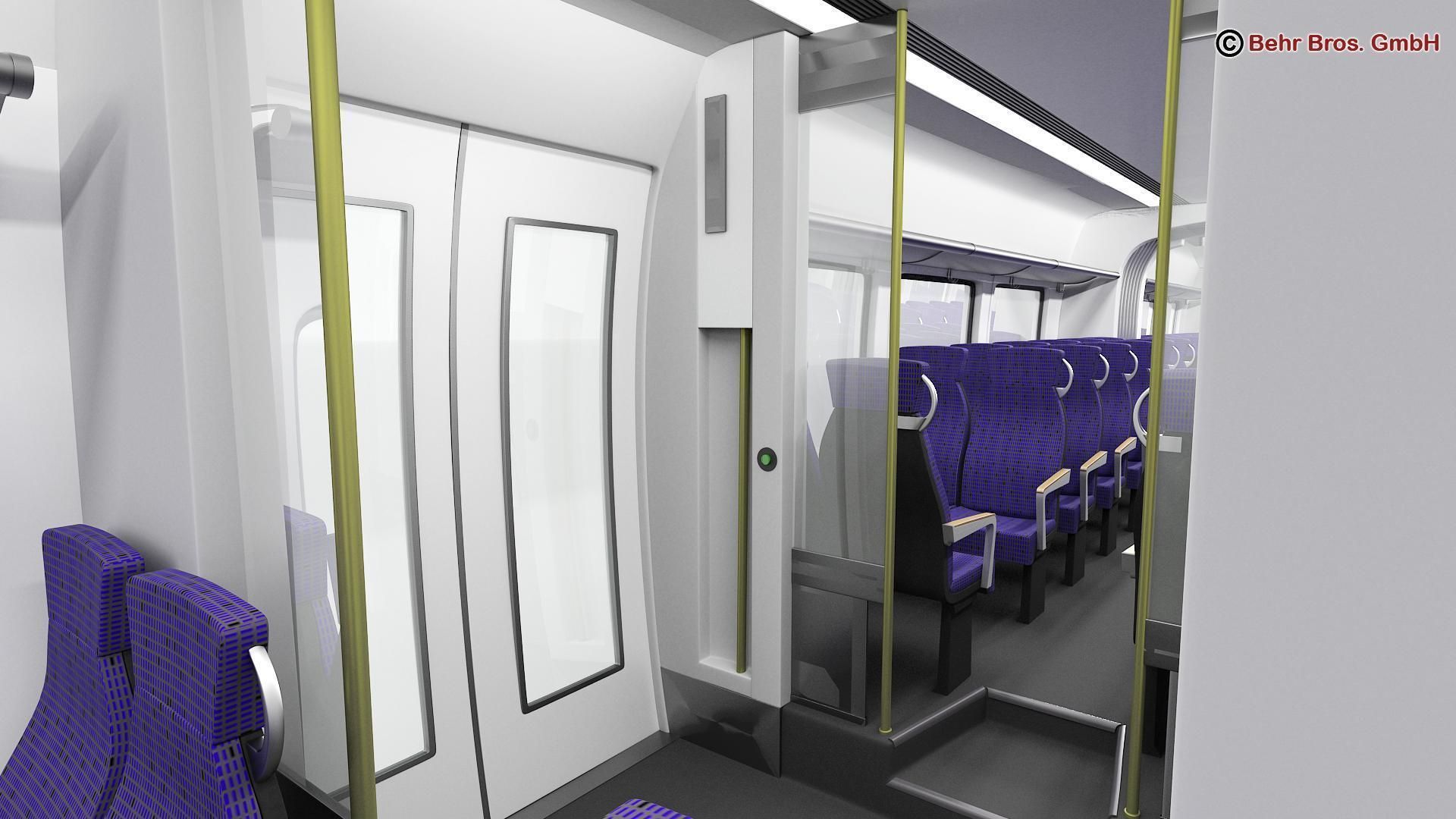 Commuter Train Generic  3D model_41