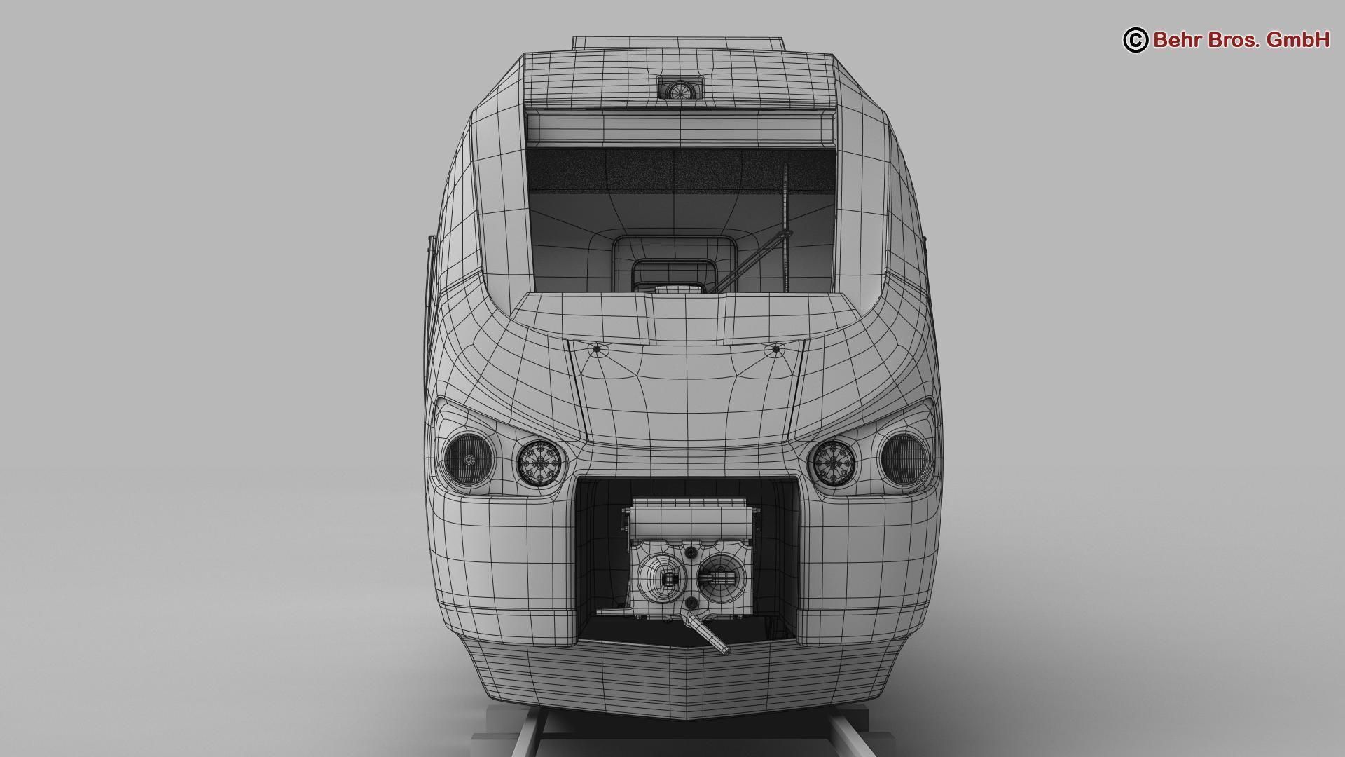 Commuter Train Generic  3D model_18