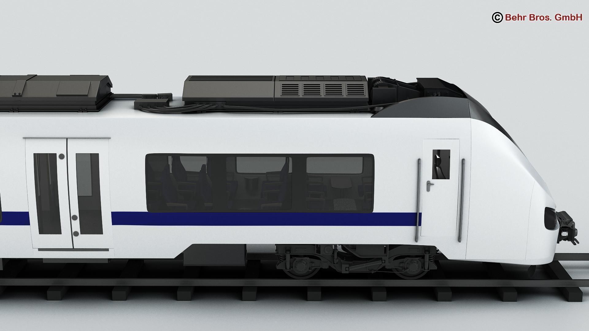 Commuter Train Generic  3D model_10
