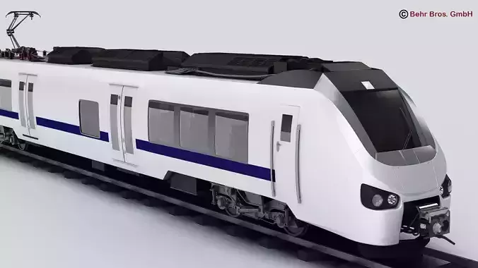 Commuter Train Generic  3D model