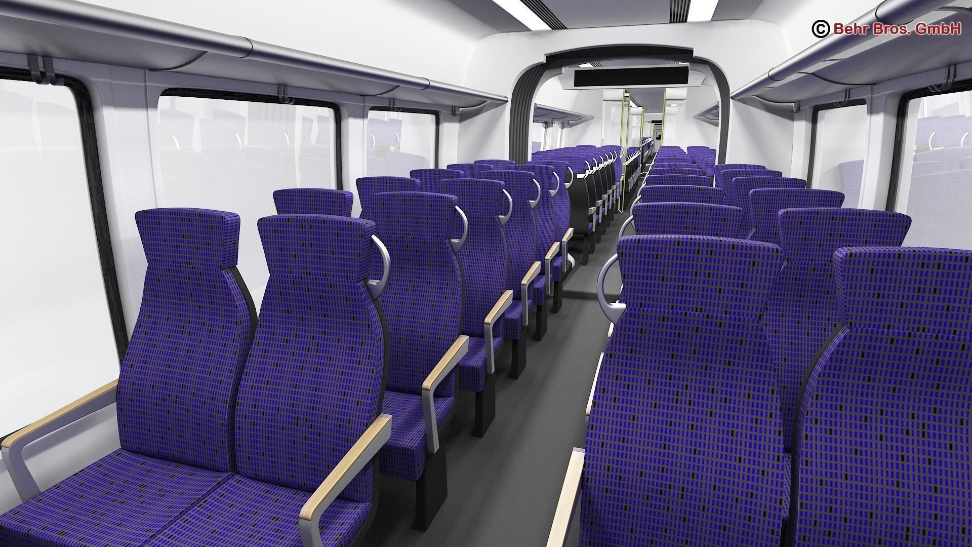 Commuter Train Generic  3D model_35