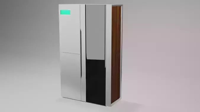 Sci-fi Cabinet Low-poly 3D model Sci-fi Cabinet Low-poly 3D model