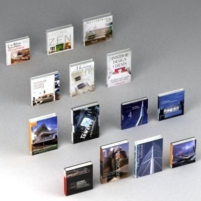 Design Books 3D model_29