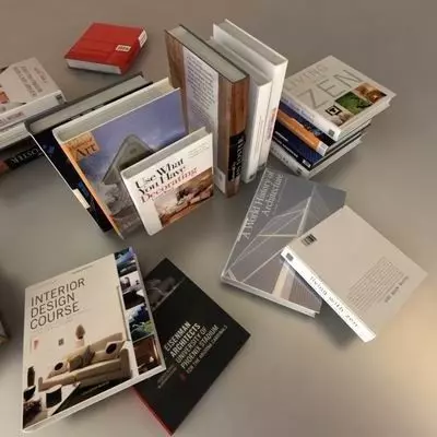 Design Books 3D model_0