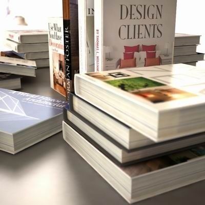 Design Books 3D model_1
