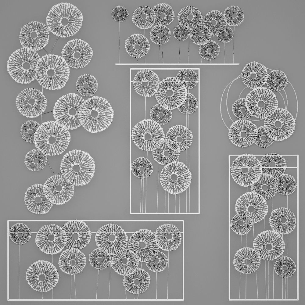 Wall art Loft decor 3D model_8