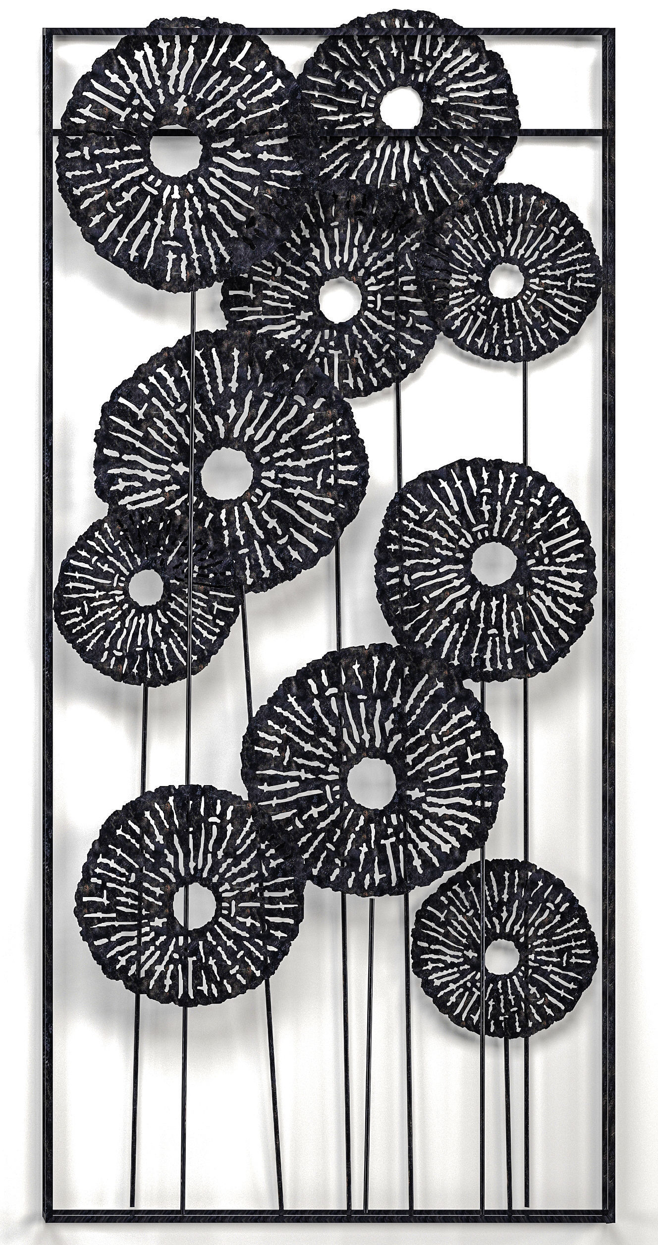 Wall art Loft decor 3D model_9