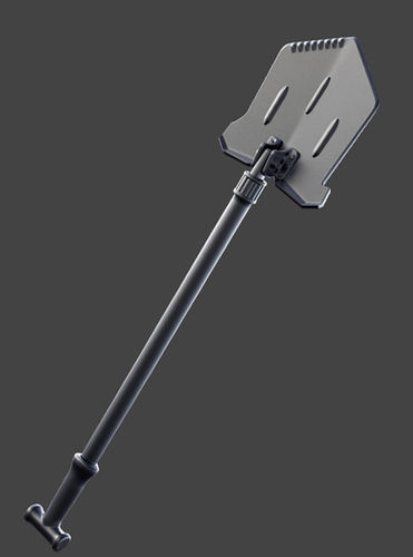 Collapsible shovel Free 3D model