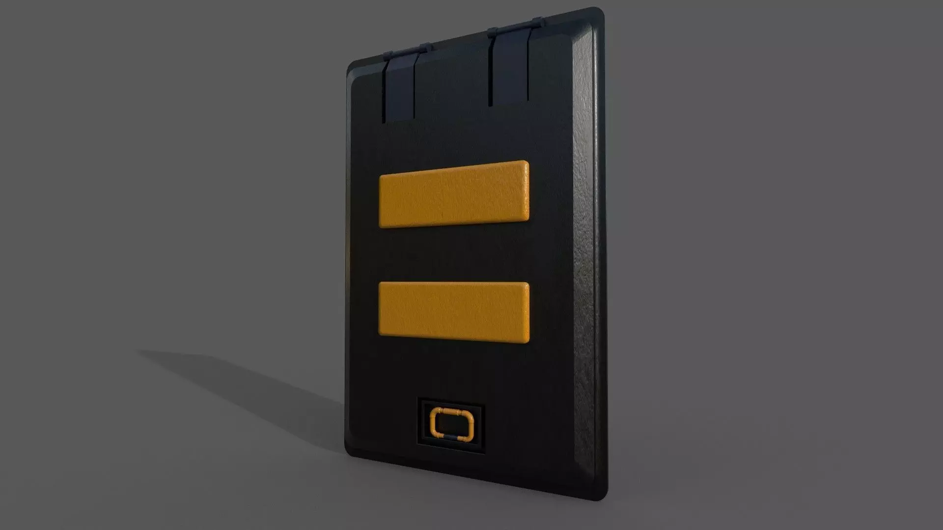 simple SciFi Hatch Low-poly 3D model