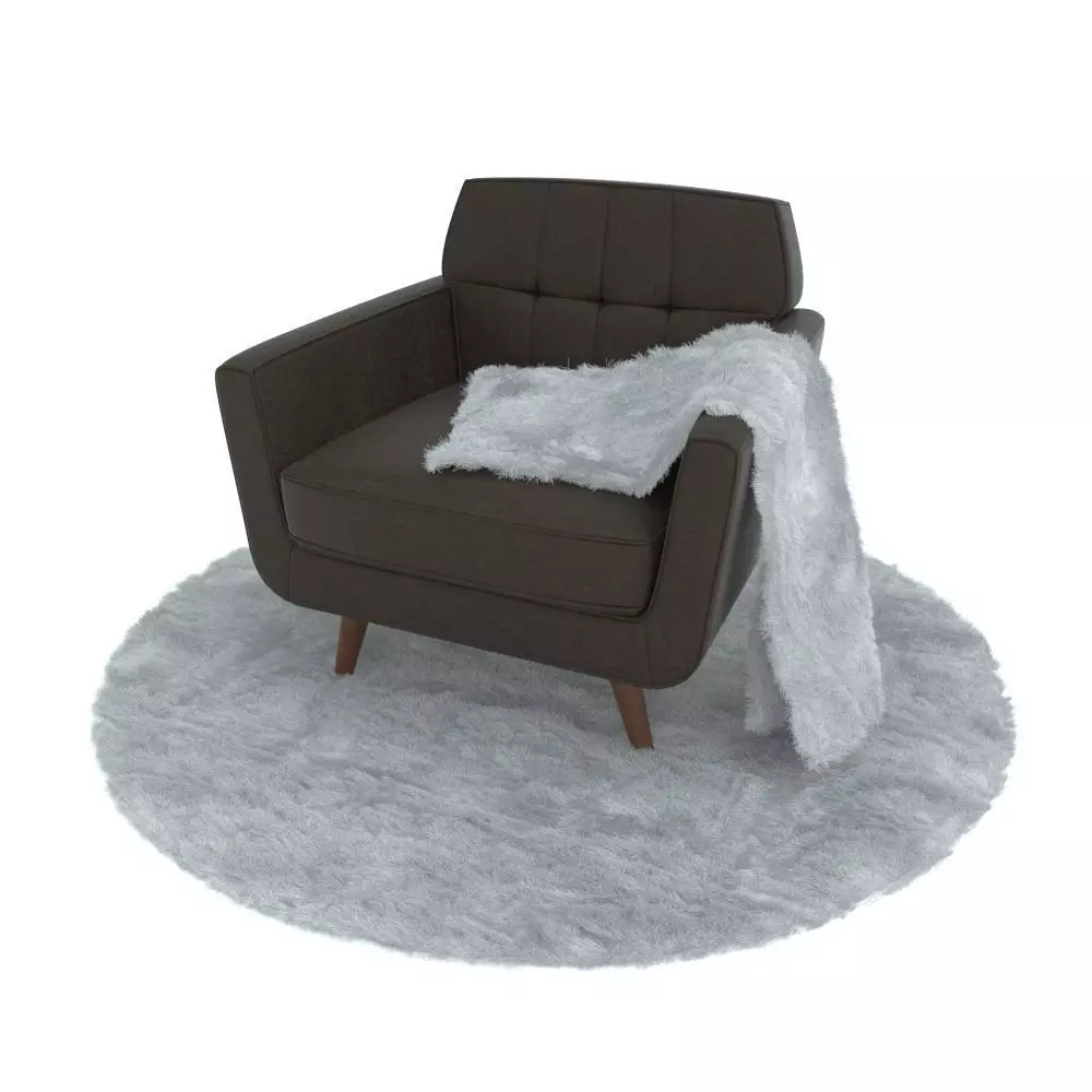 ROUND ARMCHAIR 3D model