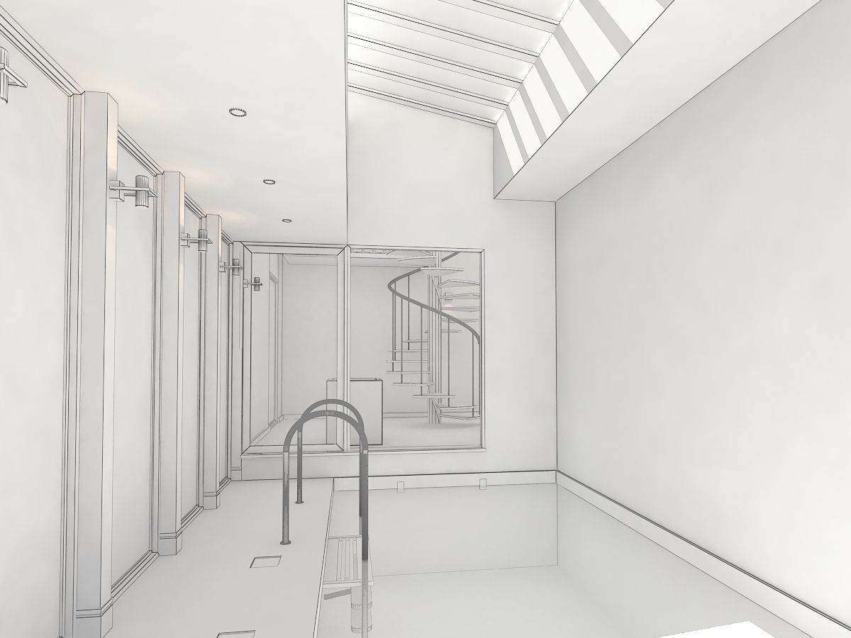 Two Indoor Pools 3D model_5