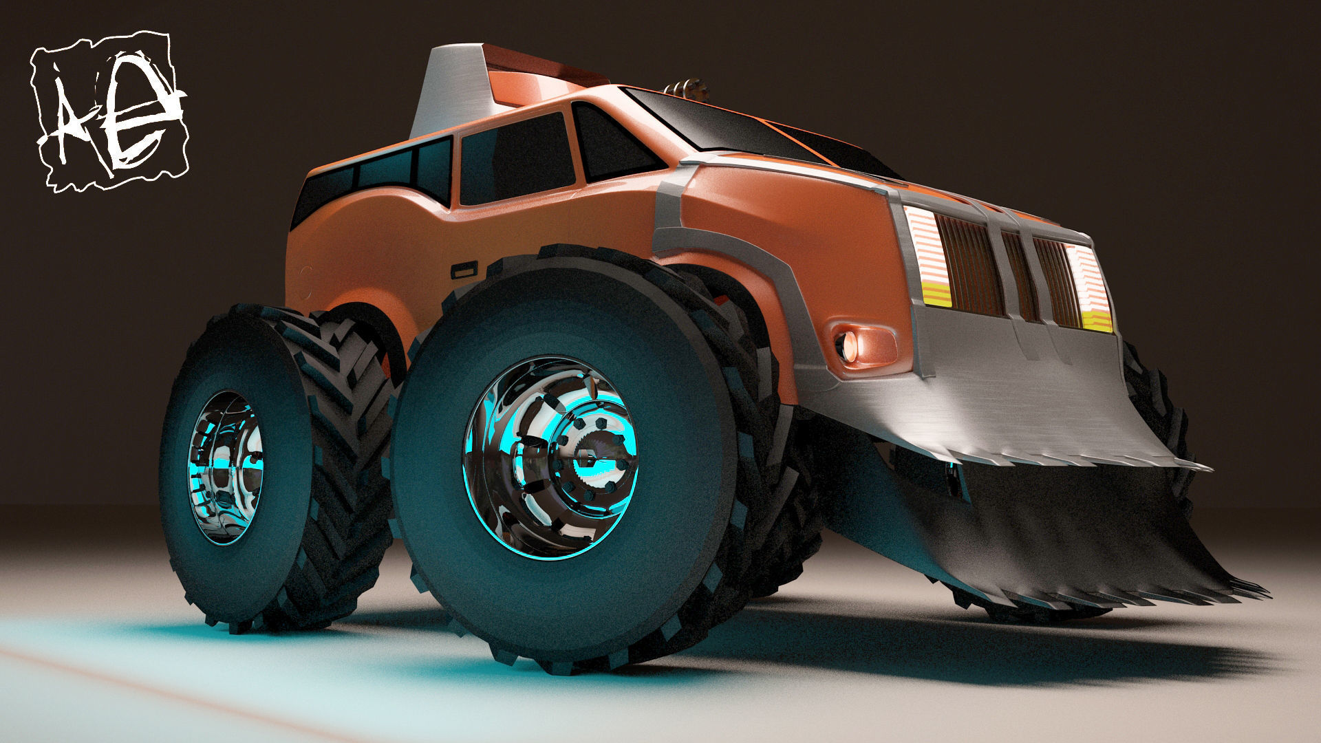 Fighting machine 3D model_4