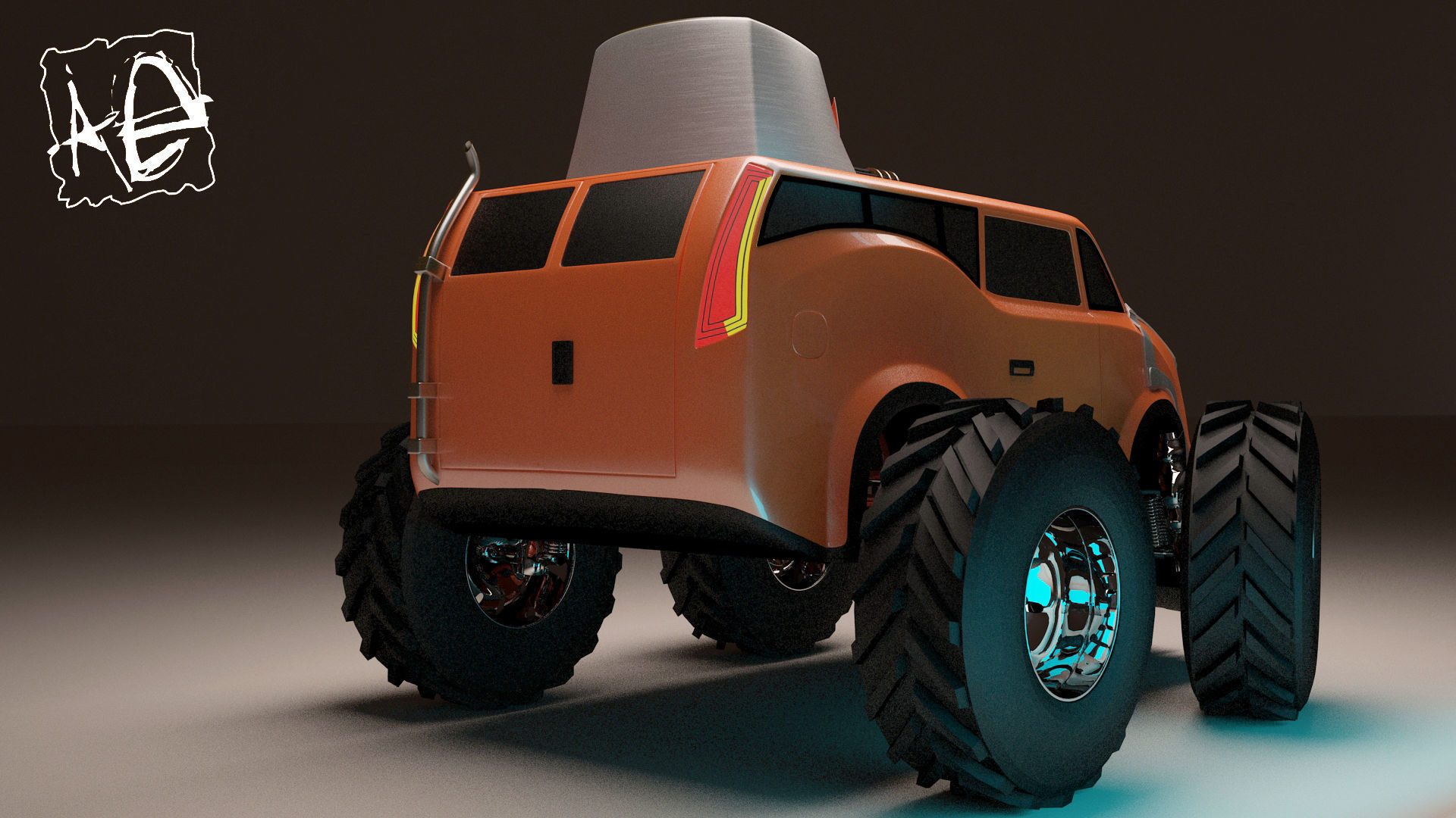 Fighting machine 3D model_2