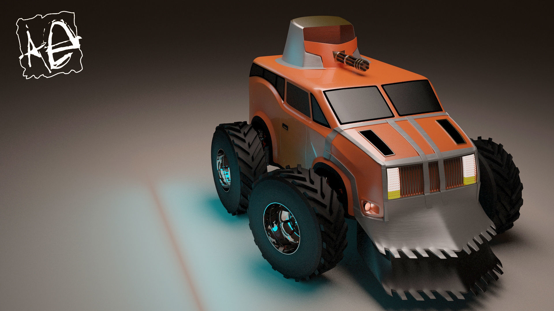 Fighting machine 3D model_6