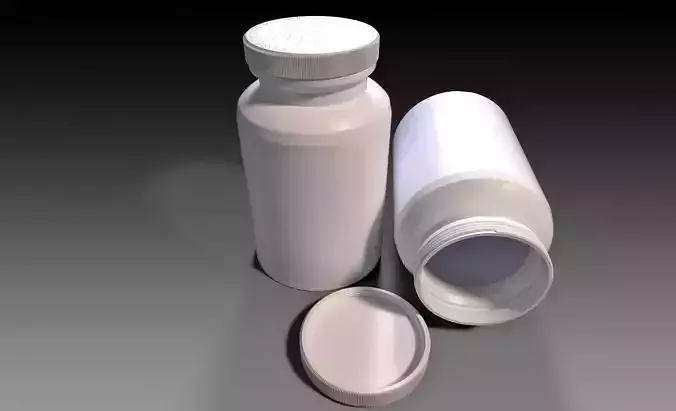 Generic Pill Bottle 3D model