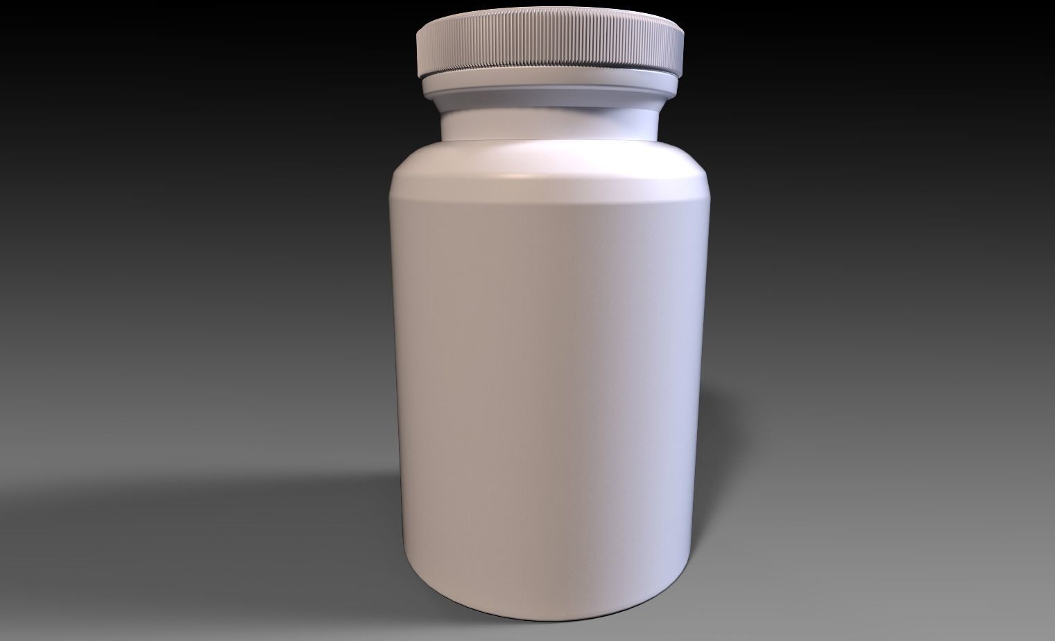 Generic Pill Bottle 3D model_3