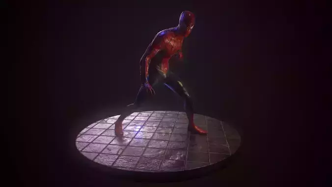 Spider-man spider - man statue