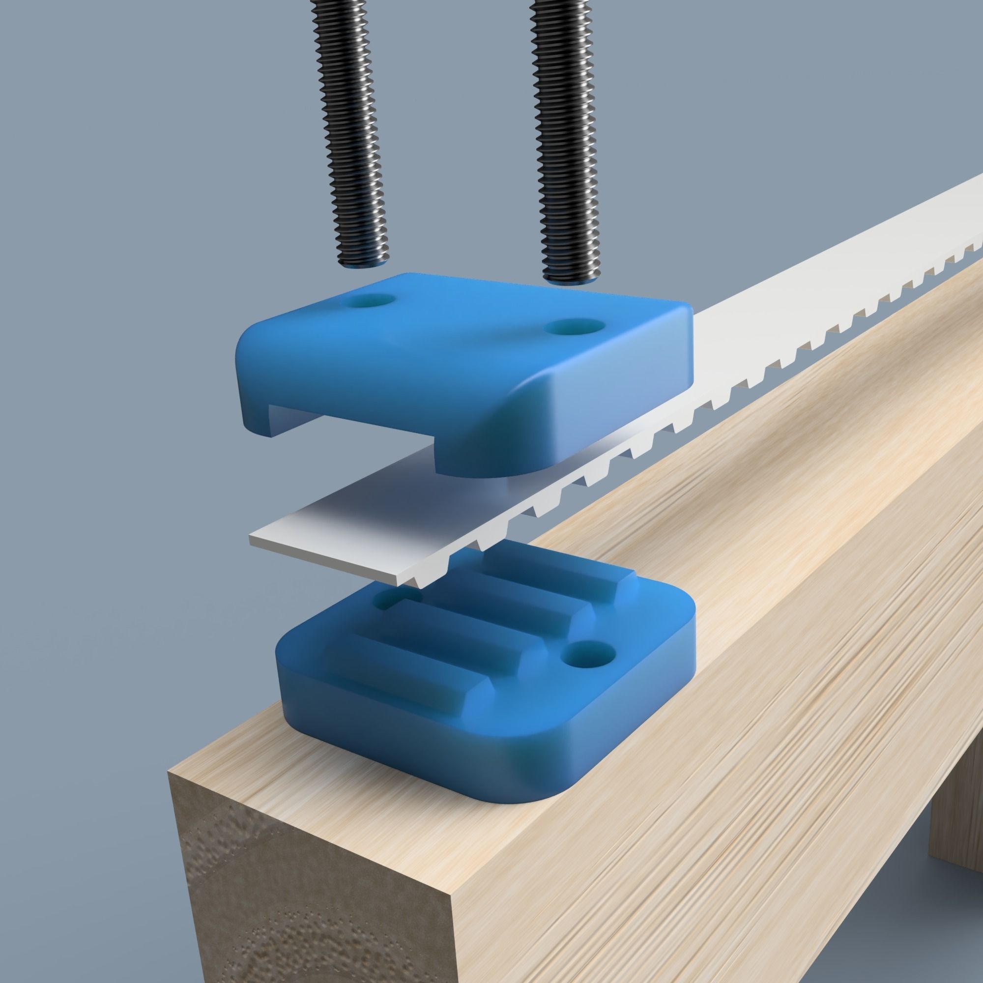 10T5 belt tensioner 3D print model_3