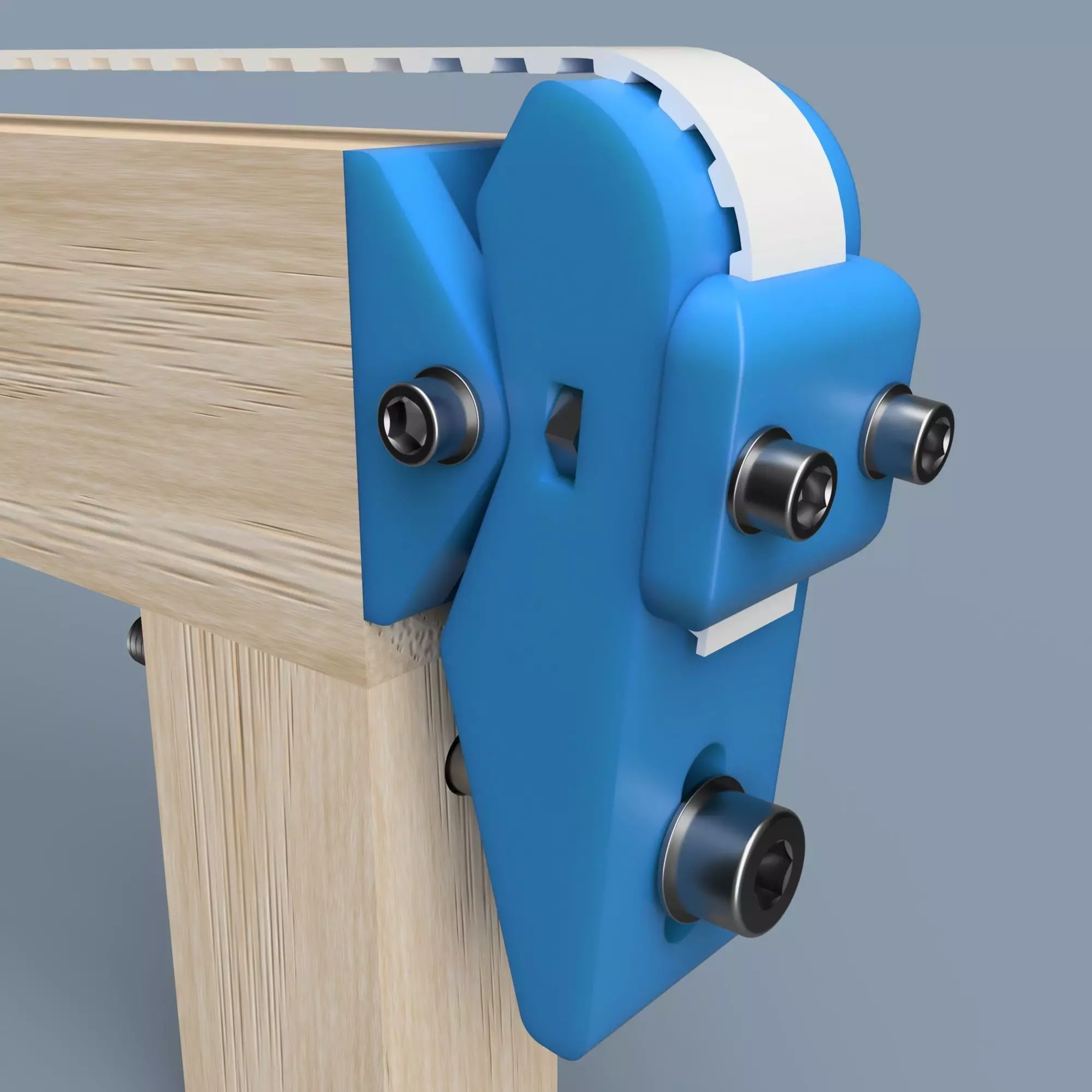 10T5 belt tensioner 3D print model_0