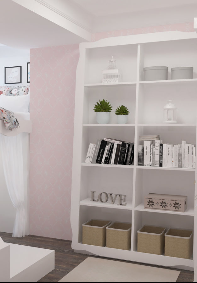 Bunk Bedroom 3D model_3