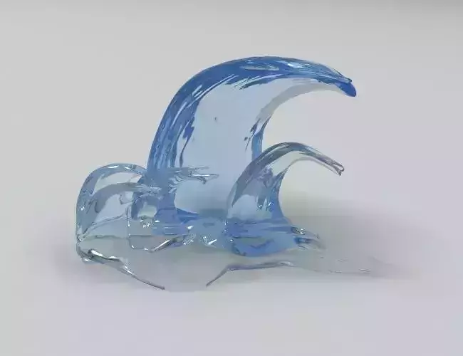 Waves wave 3D print model