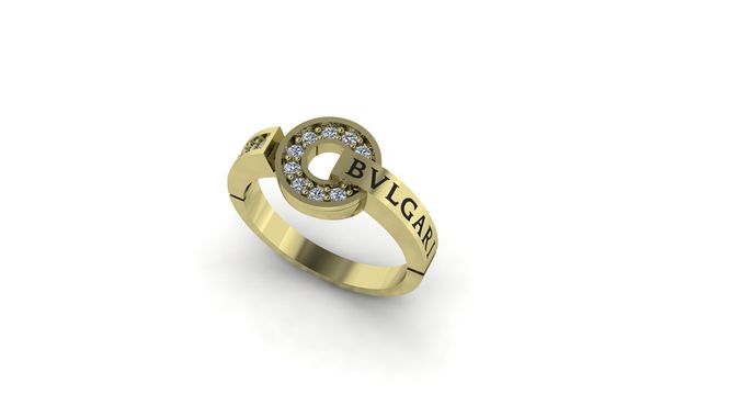 Diamond Ring 2018 3d -21  3D print model