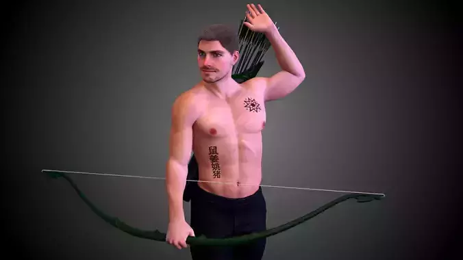 Oliver Queen - Arrow 3D model
