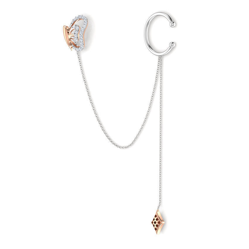 Butterfly Earring 3D print model_4