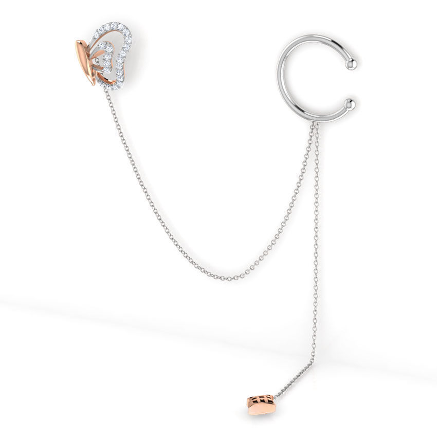 Butterfly Earring 3D print model_5