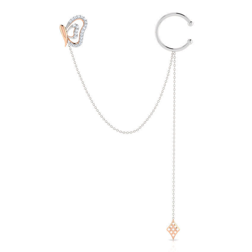 Butterfly Earring 3D print model_2