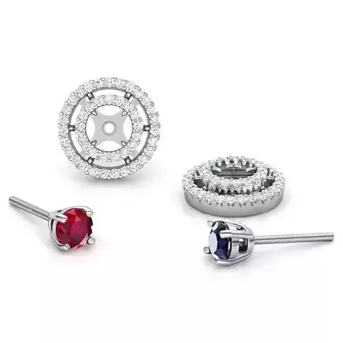 Encircle Multi-Style Earring 3D print model