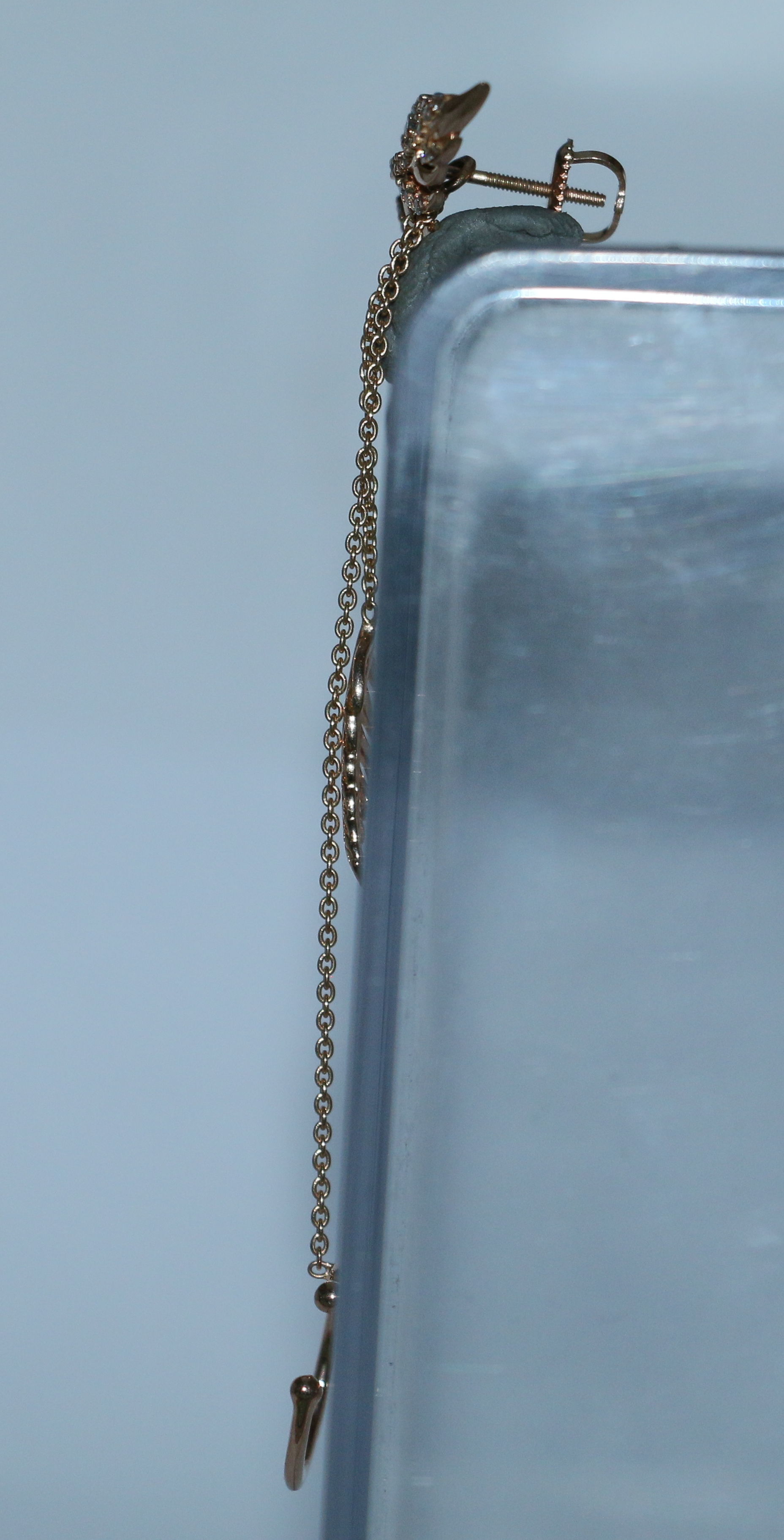 Feather Earring 3D print model_24