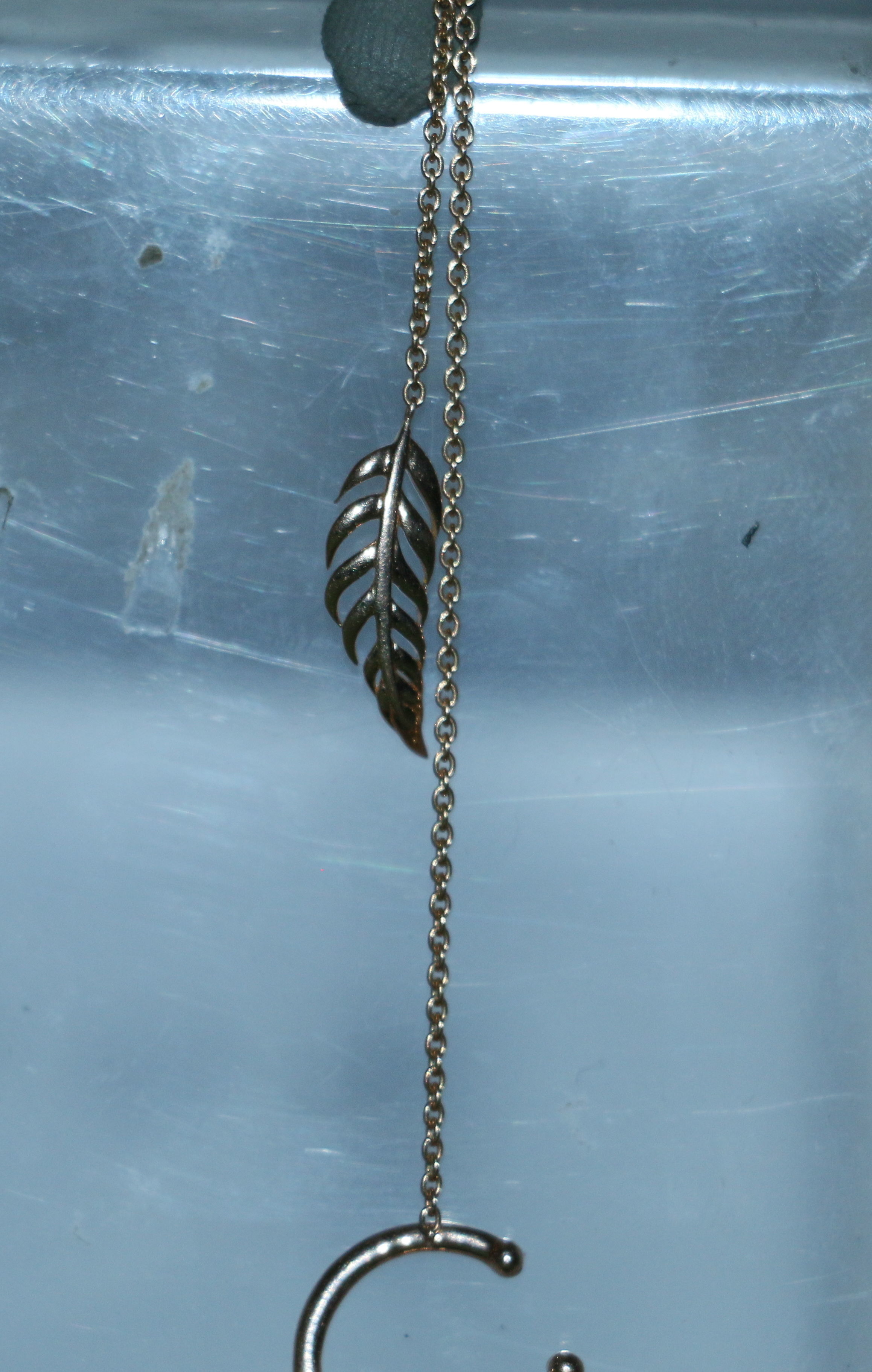 Feather Earring 3D print model_23