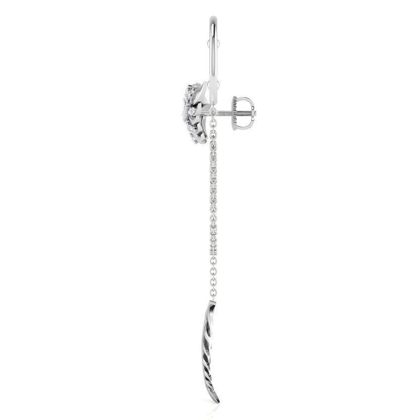 Feather Earring 3D print model_16