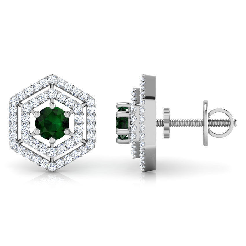 Hex Multi-Style Earring 3D print model_3